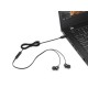 Headphones Lenovo USB-C/In-Ear/1.2m Cable/32 Ohm/9mm Driver/110dB Sensitivity/In-line Controls/1Y Warranty