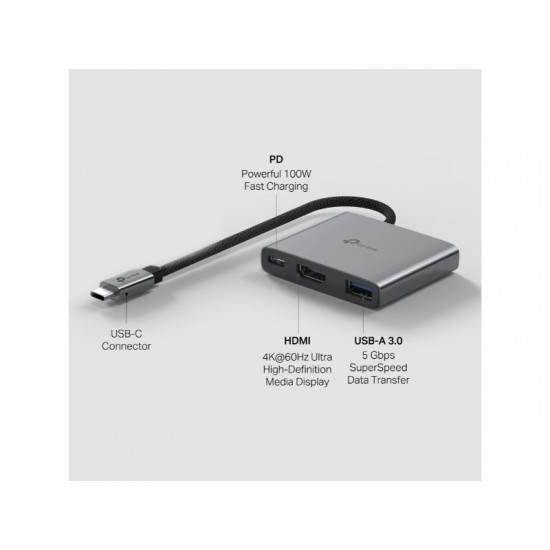 TP-Link USB Type-C 3-in-1 Hub UH3020C