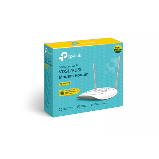 Tp-Link 300Mbps Wireless N USB VDSL/ADSL Modem Router (TD-W9970)