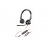 Poly Blackwire 3325 Stereo USB-C Headset +3.5mm Plug +USB-C/A Adapter (8X221AA)
