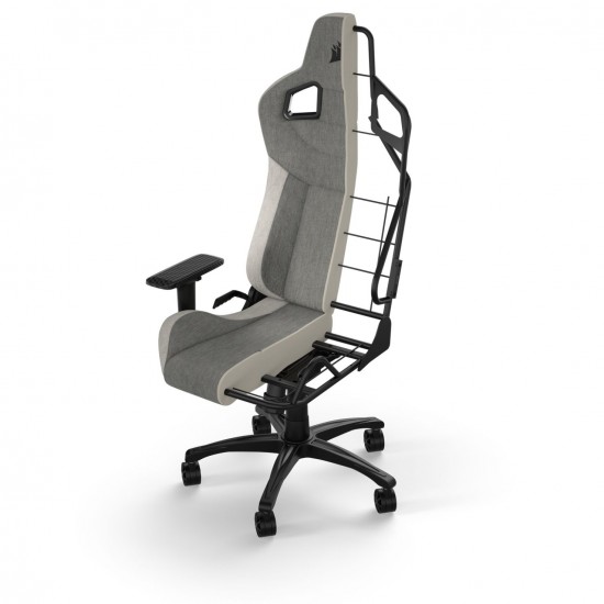 Corsair Gaming Chair T3 Rush Fabric(2023)- Grey/White - CF-9010058-WW