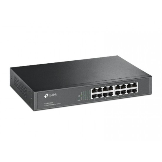 Tp-Link 16-Port 10/100Mbps Desktop/Rackmount Switch (TL-SF1016DS)