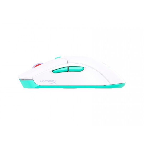 HyperX Pulsefire Haste 2 Core Wireless Gaming Mouse - White/Green/Purple - 8R2E7AA