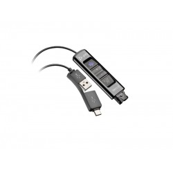 Poly DA85-M USB to QD Black Adapter TAA (786C8AA)