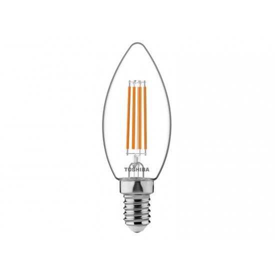 TOSHIBA LED FILAMENT C35 E14 4.5W 2700K