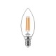 TOSHIBA LED FILAMENT C35 E14 4.5W 2700K
