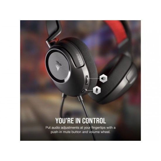 CORSAIR Headset HS35v2 Stereo Carbon