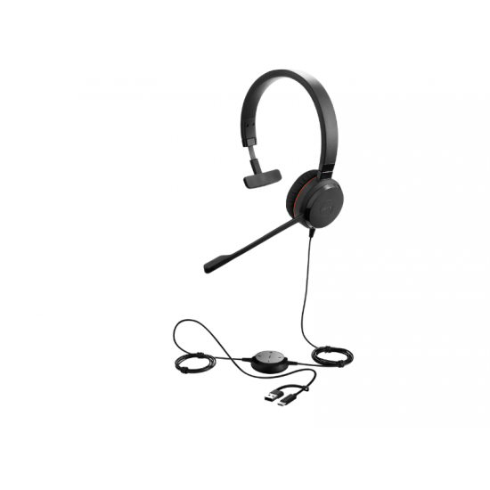 Jabra Evolve 20 SE Headset Mono Unifited Communication Leatherette (4993-829-469)