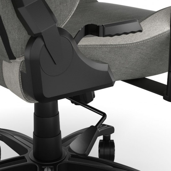 Corsair Gaming Chair T3 Rush Fabric(2023)- Grey/White - CF-9010058-WW