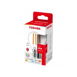 TOSHIBA LED FILAMENT G45 E14 4.5W 2700K DIMMABLE