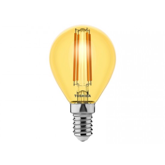TOSHIBA LED FILAMENT COLOR YELLOW G45 E14 4.5W