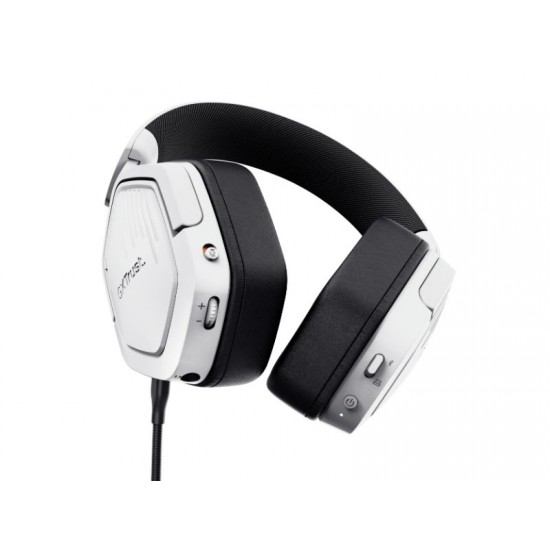 Trust headset wireless gaming GTX493W CARUS white 25534