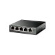 Tp-Link 5-Port Gigabit Easy Smart Switch with 4-Port PoE+ (TL-SG105PE)