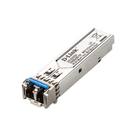 D-Link 1-port Mini-GBIC SFP to 1000BaseSX Multi-Mode 2km Fiberre Transceiver (DIS-S302SX)