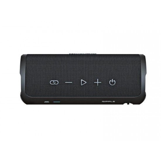 HiFuture Ripple Black Portable Bluetooth Speaker