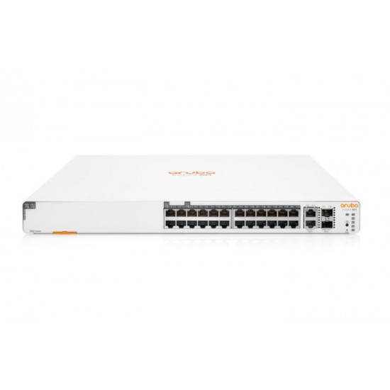 HPE Aruba Instant On 1960 24G 20p Class4 4p Class6 PoE 2XGT 2SFP+ 370W Switch (JL807A)
