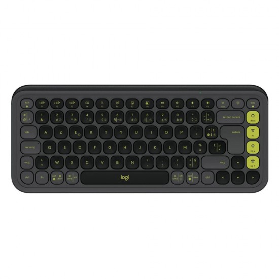 WRLS KEYBRD LOGITECH POP ICON KEYS GRAPH