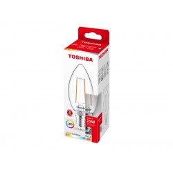 TOSHIBA LED FILAMENT C35 E14 2.5W 2700K