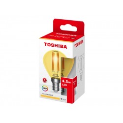 TOSHIBA LED FILAMENT COLOR YELLOW G45 E14 4.5W