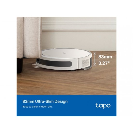 TP-Link TAPO 5300Pa Suction MagSlim™ Robot Vacuum and Mop with and Auto- Empty Dock (TAPO RV20 Max Plus White)
