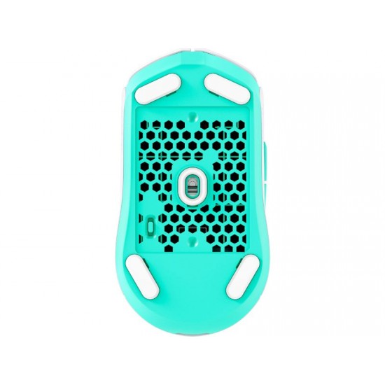 HyperX Pulsefire Haste 2 Core Wireless Gaming Mouse - White/Green/Purple - 8R2E7AA