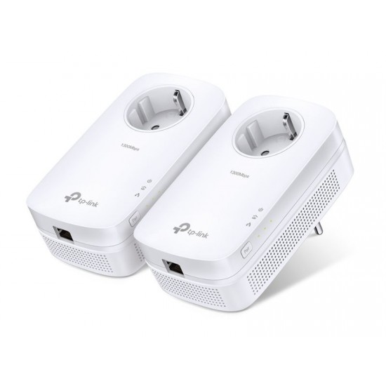 Tp- Link AV1300 Gigabit Passthrough Powerline Starter Kit (TL-PA8010P KIT)