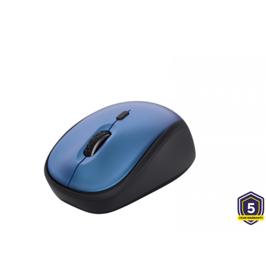 TRUST YVI+ WIRELESS MOUSE ECO BLUE 24551