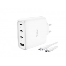 Trust Maxo 65W 4P GaN Charger WHT - 26068
