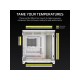 Corsair 5400 Air ARGB / Mid-Tower Case / Tempered Glass / ARGB Fans / White – PN: CC-9011319-WW