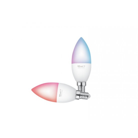 Trust Wifi-ledbulb-E14 CANDLE duo pack 71293