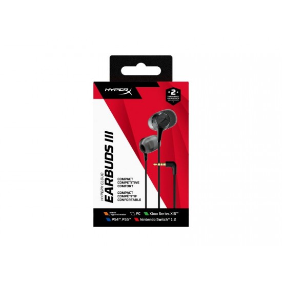 HyperX Cloud Earbuds III Black - BN7R9AA