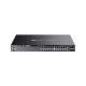 Omada 24-PortGigabit Stackable L3 Managed PoE+ Switch with 4 10GE SFP+ Slots