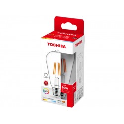 TOSHIBA LED FILAMENT ST64 E27 4.5W 2700K DIMMABLE