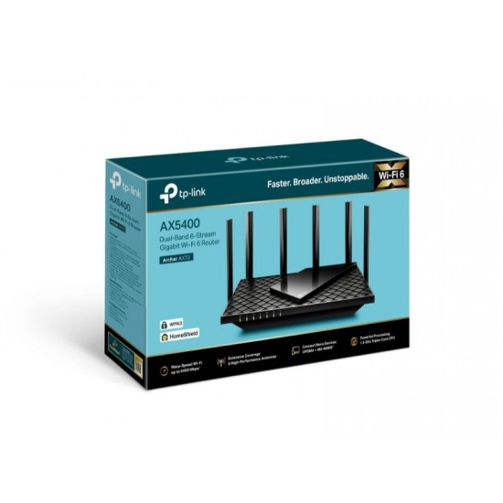 Tp-Link AX5400 Dual-Band Gigabit Wi-Fi 6 Router (Archer AX73)