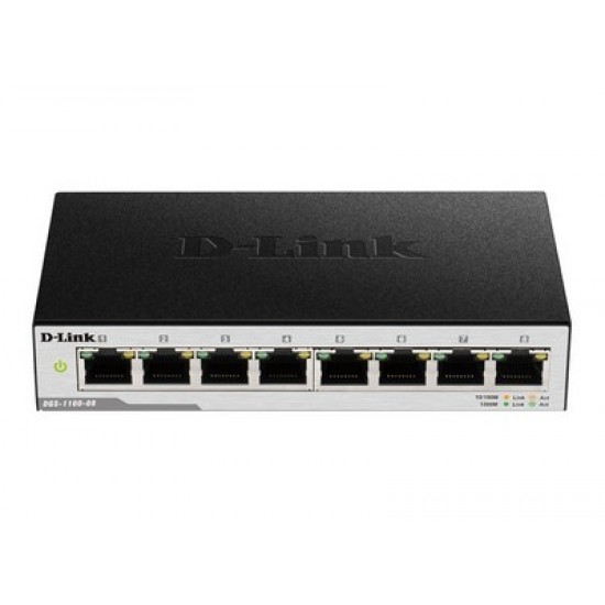 D-Link Switch 8-Port Gigabit Smart Managed (DGS-1100-08V2)