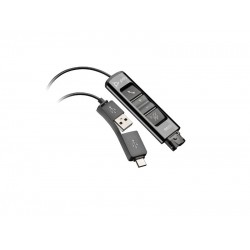 Poly DA85 USB to QD Black Adapter TAA (786C7AA)