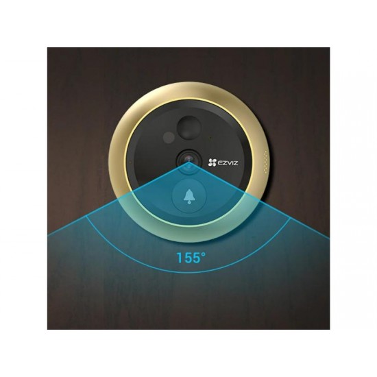 Ezviz Peephole Doorbell Wire-free Golden (DP2C Golden)