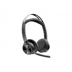Poly Voyager Focus 2 Microsoft Teams Certified USB-C-C Headset +USB-C/A Adapter +Charging Stand (9T9J6AA)