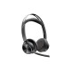 Poly Voyager Focus 2 Microsoft Teams Certified USB-C-C Headset +USB-C/A Adapter +Charging Stand (9T9J6AA)