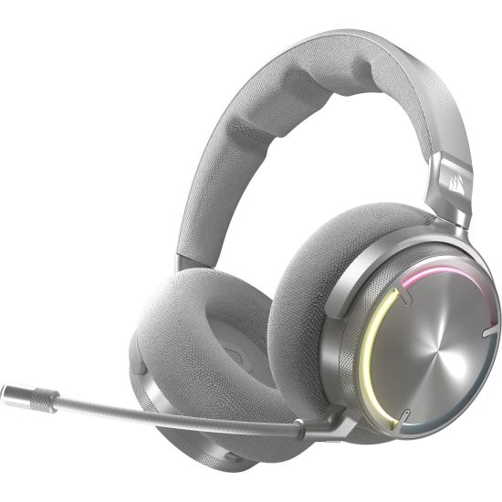 Corsair Wireless Gaming Headset Virtuoso MAX RGB - Dolby Atmos - Silver -CA-9011373-WW