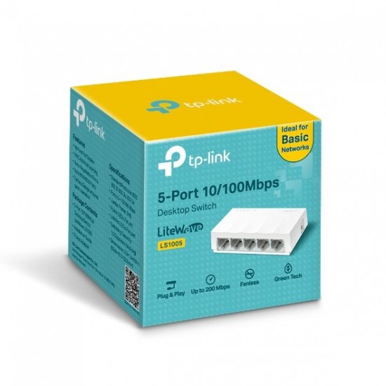 Tp-Link 5-Port 10/100Mbps Desktop Switch (LS1005)