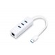 Tp-Link USB 3.0 3-Port Hub Gigabit Ethernet Adapter 2 in 1 USB Adapter (UE330)