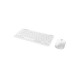 Trust Deskset LYRA us wireless mouse and keyboard white 25073