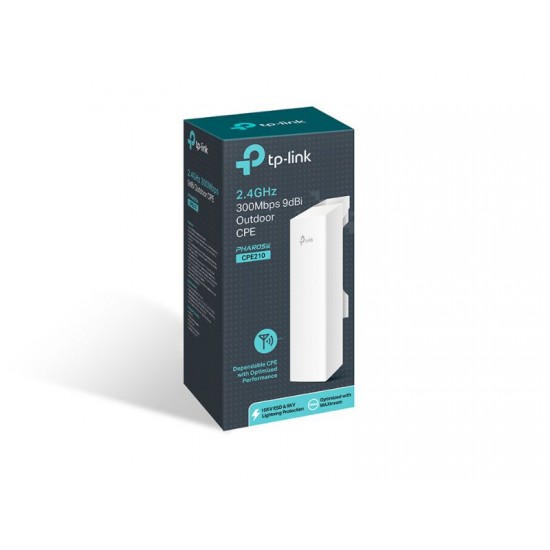 Tp-Link 2.4GHz 300Mbps 9dBi Outdoor CPE (CPE210)
