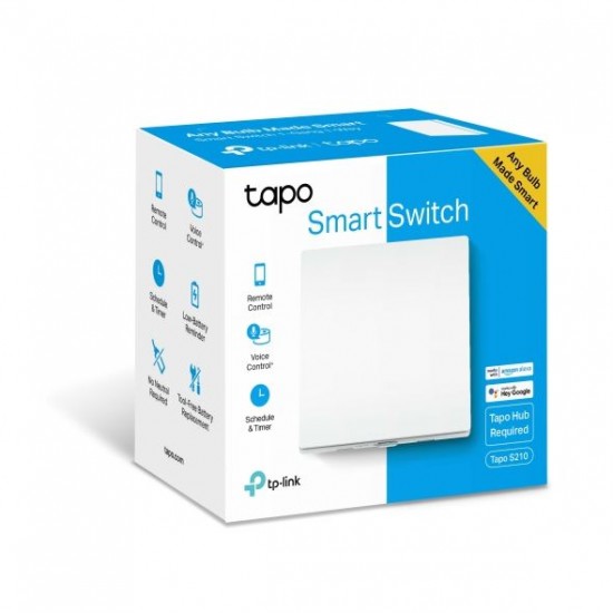 Tp-Link Tapo Smart Light Switch, 1-Gang 1-Way (S210)