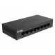 D-Link Switch 8-Port Gigabit Ethernet Metal Housing Unmanaged (DGS- 108GL)