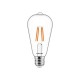 TOSHIBA LED FILAMENT ST64 E27 4.5W 2700K