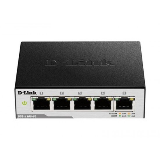 D-Link Switch 5-port Gigabit Smart Managed (DGS-1100-05v2)