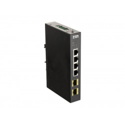 D-Link Industrial Gigabit Unmanaged Switch with 2 SFP slots (DIS-100G- 6S)