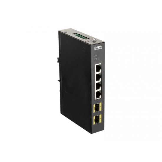 D-Link Industrial Gigabit Unmanaged Switch with 2 SFP slots (DIS-100G- 6S)